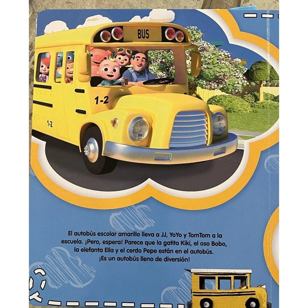 Cocomelon My Busy Books In Spanish Complete Set 10 Figurines & Playmat